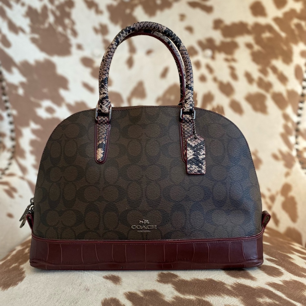Coach bag - Exotic Mix Sierra Satchel Purse
